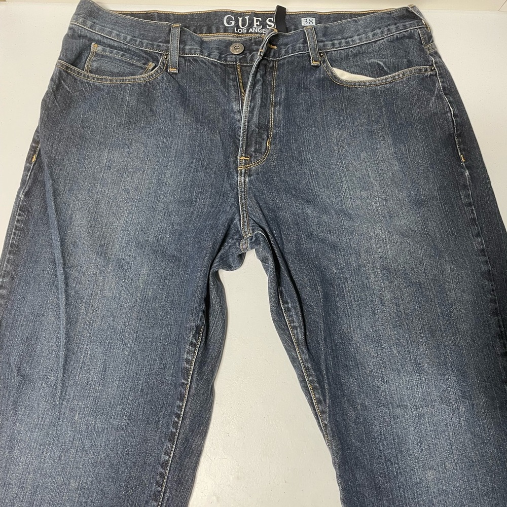 Womans GUESS jeans cliff boot cut Sz-38 measurements